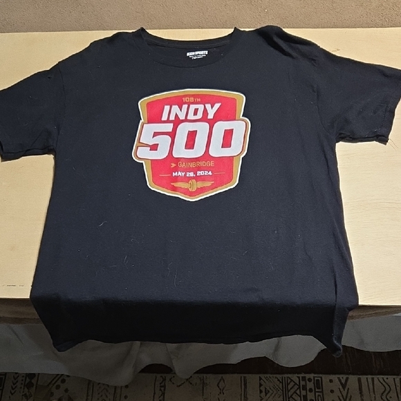 T17 Indy 500 2024 Black Men's Short Sleeve Tee - Picture 3 of 7